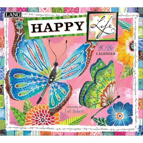 Lang, Happy Life Wandkalender 2026 von Lori Siebert von Lang