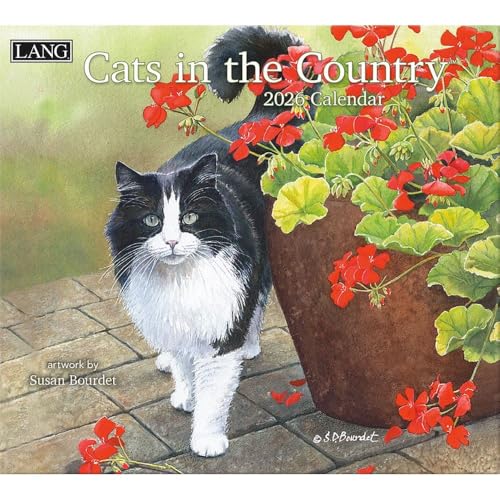 Lang, Katzen im Land 2026 Wandkalender von Susan Bourdet von Lang