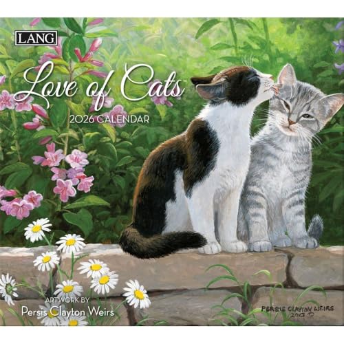 Lang, Love of Cats Wandkalender 2026 von Persis Clayton Weirs von Lang