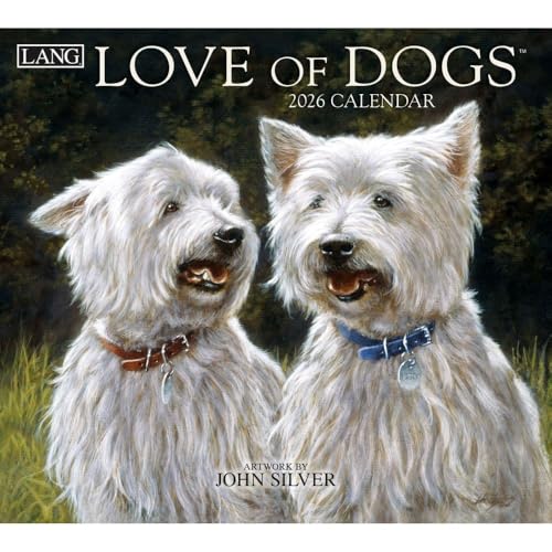 Lang, Love of Dogs Wandkalender 2026 von John Silver von Lang