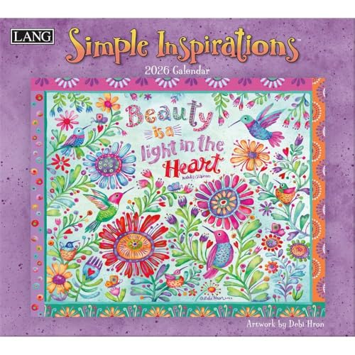 Lang, Simple Inspirations Wandkalender 2026 von Debi Hron von Lang