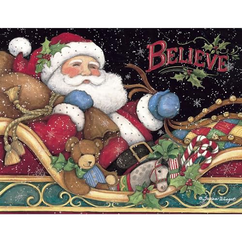 Lang 1004759 Weihnachtskarten, Artwork von Susan Winget, 18 Karten, 19 Umschläge, 13,7 x 17,5 cm von Lang