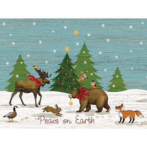 Lang Suzanne Nicoll 2004034 Weihnachtskarte, Motiv Peace On Earth von Lang
