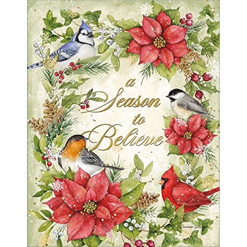 Lang Weihnachtskarten Season To Believe von Susan Winget, 18 Karten mit 19 passenden Umschlägen, Leinengeprägtes Papier, herzerwärmende Grafik (1004901) von Lang