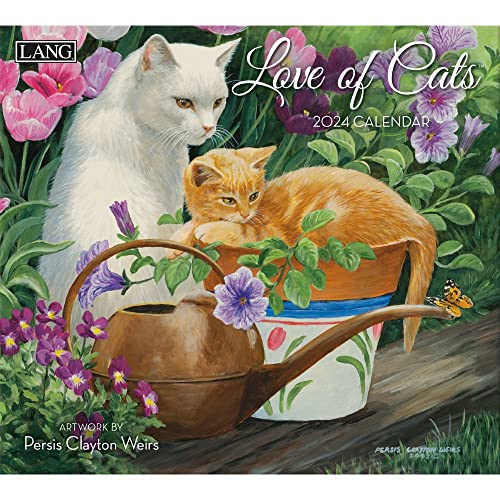 Love of Cats 2024 Wall Calendar von Lang