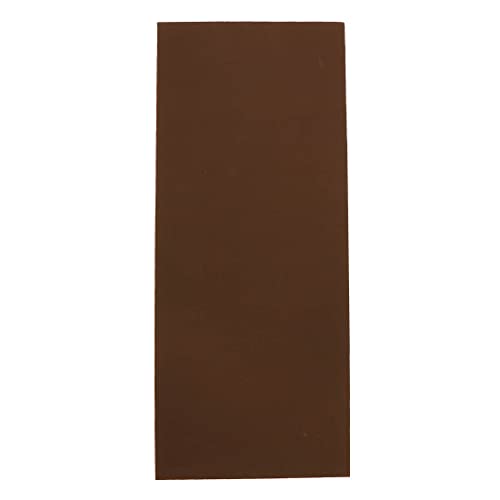 Leichtgummi Aufbauplatte | Streifen 250x600mm | EVA Schuhsohlengummi zur Anfertigung von Schuherhöhungen | (3 Farben zur Auswahl) (braun) von Langlauf Schuhbedarf