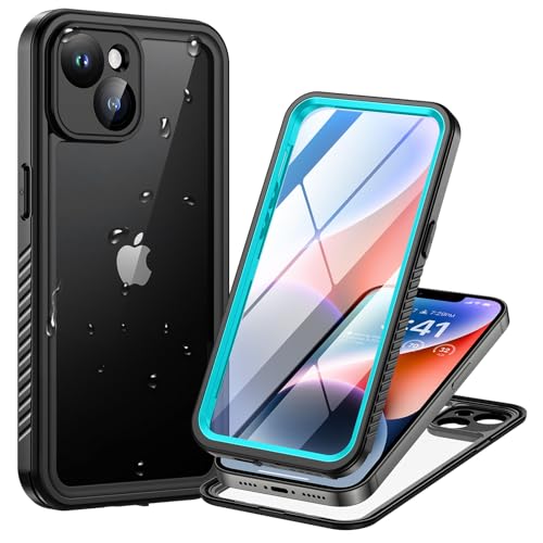 Lanhiem Hülle für iPhone 14 Plus Wasserdicht,Handyhülle iPhone 14 Plus Schutzhülle Wasserfest,360 Outdoor Case Stoßfest Staubdicht Panzerhülle mit Kameraschutz/Eingebautem Displayschutz,Blau Lanhiem Hülle für iPhone 14 Plus Wasserdicht,Handyhülle iPhone 14 Plus Schutzhülle Wasserfest,360 Outdoor Case Stoßfest Staubdicht Panzerhülle mit Kameraschutz/Eingebautem Displayschutz,Blau von Lanhiem