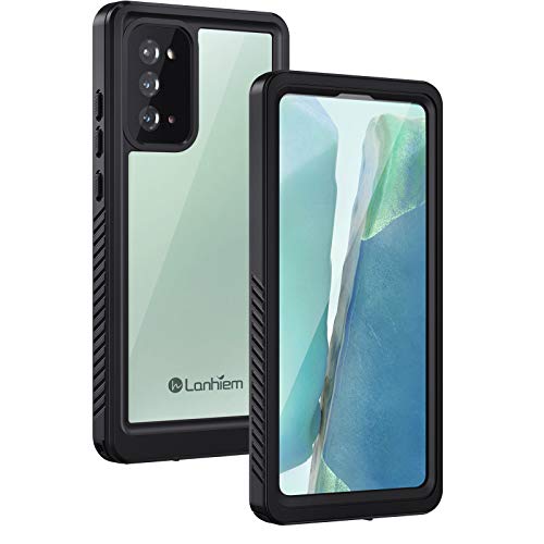 Lanhiem Hülle kompatibel mit Samsung Galaxy Note 20, IP68 Wasserdicht Handyhülle 360 Grad Schutzhülle, Stoßfest Staubdicht Outdoor Panzerhülle mit Eingebautem Displayschutz, Schwarz Lanhiem Hülle kompatibel mit Samsung Galaxy Note 20, IP68 Wasserdicht Handyhülle 360 Grad Schutzhülle, Stoßfest Staubdicht Outdoor Panzerhülle mit Eingebautem Displayschutz, Schwarz von Lanhiem