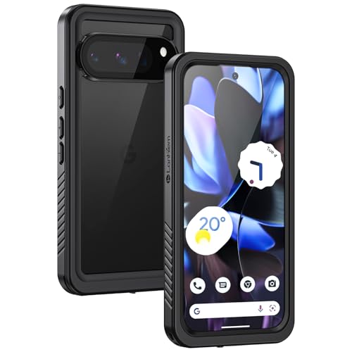 Lanhiem für Google Pixel 9 Pro Hülle, IP68 Wasserdicht Handyhülle Google 9 Pro 360 Grad Schutzhülle, Stoßfest Staubdicht Schneefest Outdoor Panzerhülle mit Eingebautem Displayschutz, Schwarz Lanhiem für Google Pixel 9 Pro Hülle, IP68 Wasserdicht Handyhülle Google 9 Pro 360 Grad Schutzhülle, Stoßfest Staubdicht Schneefest Outdoor Panzerhülle mit Eingebautem Displayschutz, Schwarz von Lanhiem