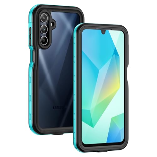 Lanhiem für Samsung Galaxy A16 5G Hülle, IP68 Wasserdicht Handyhülle Samsung A16 360 Grad Stoßfest Staubdicht Outdoor Panzerhülle mit Eingebautem Displayschutz, Blau Lanhiem für Samsung Galaxy A16 5G Hülle, IP68 Wasserdicht Handyhülle Samsung A16 360 Grad Stoßfest Staubdicht Outdoor Panzerhülle mit Eingebautem Displayschutz, Blau von Lanhiem