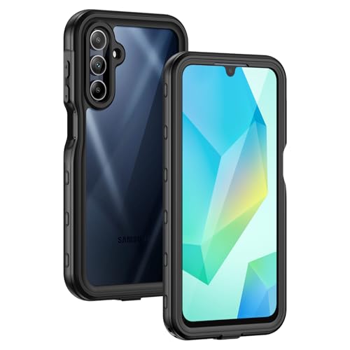 Lanhiem für Samsung Galaxy A16 5G Hülle, IP68 Wasserdicht Handyhülle Samsung A16 360 Grad Stoßfest Staubdicht Outdoor Panzerhülle mit Eingebautem Displayschutz, Schwarz Lanhiem für Samsung Galaxy A16 5G Hülle, IP68 Wasserdicht Handyhülle Samsung A16 360 Grad Stoßfest Staubdicht Outdoor Panzerhülle mit Eingebautem Displayschutz, Schwarz von Lanhiem