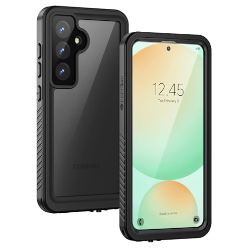 Lanhiem für Samsung Galaxy S24 FE Hülle, IP68 Wasserdicht Handyhülle Samsung S24 FE 5G 360 Grad Schutzhülle Stoßfest Staubdicht Sturzfest Outdoor mit Eingebautem Displayschutz, Schwarz Lanhiem für Samsung Galaxy S24 FE Hülle, IP68 Wasserdicht Handyhülle Samsung S24 FE 5G 360 Grad Schutzhülle Stoßfest Staubdicht Sturzfest Outdoor mit Eingebautem Displayschutz, Schwarz von Lanhiem