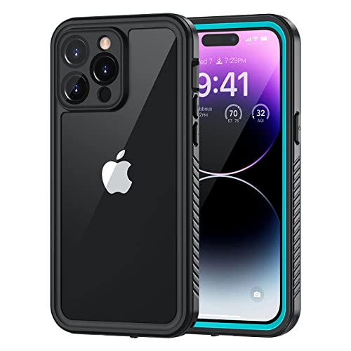 Lanhiem für iPhone 14 Pro Max Hülle (6.7"), IP68 Wasserdicht Handyhülle iPhone 14 Pro Max Case 360 Grad Ganzkörper Schutzhülle, Stoßfest Staubdicht Outdoor Panzerhülle mit Displayschutz, Blau von Lanhiem