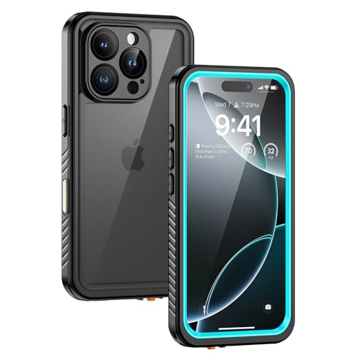 Lanhiem für iPhone 16 Pro Max Hülle, IP68 Wasserdicht Handyhülle iPhone 16 Pro Max Case 360 Grad Ganzkörper Schutzhülle, Stoßfest Staubdicht Outdoor Panzerhülle mit Eingebautem Displayschutz, Blau Lanhiem für iPhone 16 Pro Max Hülle, IP68 Wasserdicht Handyhülle iPhone 16 Pro Max Case 360 Grad Ganzkörper Schutzhülle, Stoßfest Staubdicht Outdoor Panzerhülle mit Eingebautem Displayschutz, Blau von Lanhiem