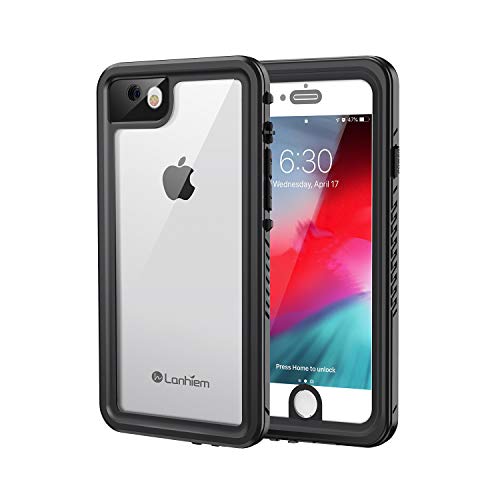 Lanhiem für iPhone 8 Hülle, iPhone SE 2020 / SE 2022 Hülle IP68 Wasserdicht 360 Grad Handyhülle iPhone 7, Stoßfest Staubdicht Schneefest Outdoor Schutzhülle mit Schuzfolie, Schwarz Lanhiem für iPhone 8 Hülle, iPhone SE 2020 / SE 2022 Hülle IP68 Wasserdicht 360 Grad Handyhülle iPhone 7, Stoßfest Staubdicht Schneefest Outdoor Schutzhülle mit Schuzfolie, Schwarz von Lanhiem