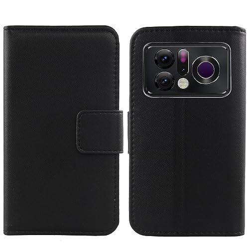 Flip Premium Echt Leder Tasche Hülle TPU Silikon Schale Für DOOGEE V20 Pro 6.43 inch Lederhülle Handyhülle Schutz Klapphülle Etui Brieftasche Wallet Handy Cover Case (Schwarz) von Lankashi