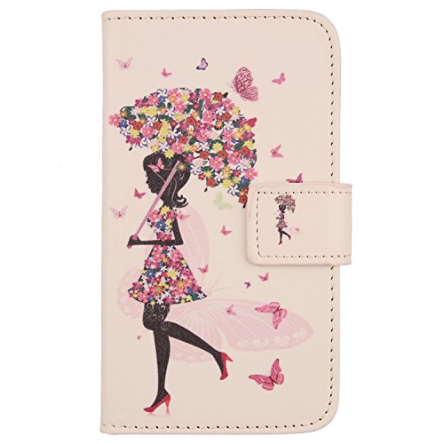 Lankashi PU Flip Leder Tasche Hülle Case Cover Schutz Handy Etui Skin Für Alcatel One Touch POP 3 5065X 5065D 5015X 5015A 5" Umbrella Girl Design Lankashi PU Flip Leder Tasche Hülle Case Cover Schutz Handy Etui Skin Für Alcatel One Touch POP 3 5065X 5065D 5015X 5015A 5" Umbrella Girl Design von Lankashi