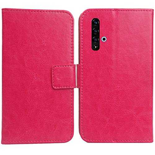 Lankashi PU Leder Tasche Hülle Für XGODY A50 3G 6.5" Handy Flip Brieftasche Schutz Case Cover Etui Schutzhülle Klapphülle Handytasche (Farbe: Rosa) von Lankashi