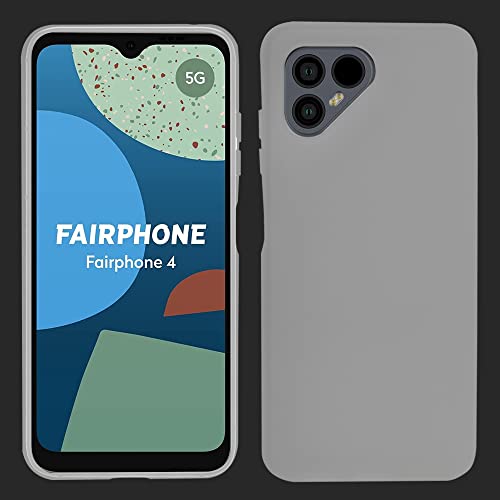 Lankashi TPU Silikon Tasche Hülle Für Fairphone 4 6.3 Inch Handy Schutz Case Cover Weiche Etui Schutzhülle Handytasche (Weiß transparent) von Lankashi