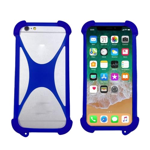 Lankashi Tasche Hülle Soft Silikon Case Für Orange NOLA Play 5" Handyhülle Handy Tasche Schutzhülle Cover Schale Bumper Etui Blue Lankashi Tasche Hülle Soft Silikon Case Für Orange NOLA Play 5" Handyhülle Handy Tasche Schutzhülle Cover Schale Bumper Etui Blue von Lankashi