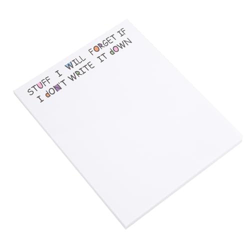 Lanonvy Lustige Haftnotizen, To-Do-Liste, Notizblock, Lustiges Briefpapier, Bürobedarf, Notizbuchetiketten, Schreibtisch-Haftnotizen, 50 Seiten, Einfach zu Verwenden, Hohe Qualität, A Lanonvy Lustige Haftnotizen, To-Do-Liste, Notizblock, Lustiges Briefpapier, Bürobedarf, Notizbuchetiketten, Schreibtisch-Haftnotizen, 50 Seiten, Einfach zu Verwenden, Hohe Qualität, A von Lanonvy
