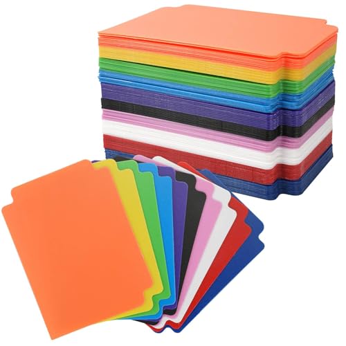 100 Stücke Kartentrenner, Sortieren Laschen, Plastik Sammelkarten Organizer, Sortieren Laschen Card, Kunststoff Card Dividers, Trennkarten Plastik, für Spiele Sport Aufbewahrungsboxen Ordner 100 Stücke Kartentrenner, Sortieren Laschen, Plastik Sammelkarten Organizer, Sortieren Laschen Card, Kunststoff Card Dividers, Trennkarten Plastik, für Spiele Sport Aufbewahrungsboxen Ordner von Lansls