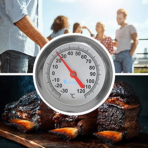 Lantelme Räucherofen Thermometer 120°C aus Edelstahl mit 30 cm Sonde | Analoges Räucherthermometer für Räucherschrank, Räuchertonne, Holz-, Gas und Elektrogrill | Ideal für Fisch und Fleisch Lantelme Räucherofen Thermometer 120°C aus Edelstahl mit 30 cm Sonde | Analoges Räucherthermometer für Räucherschrank, Räuchertonne, Holz-, Gas und Elektrogrill | Ideal für Fisch und Fleisch von Lantelme