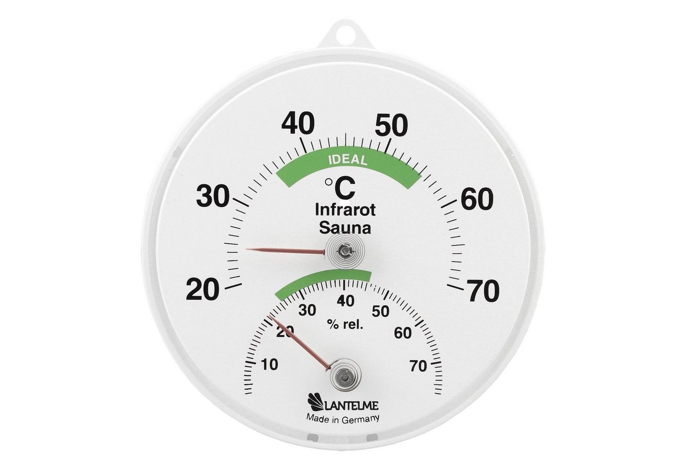 Lantelme Thermohygrometer Infrarotsauna Thermometer Hygrometer Klimamesser Wetterstation von Lantelme