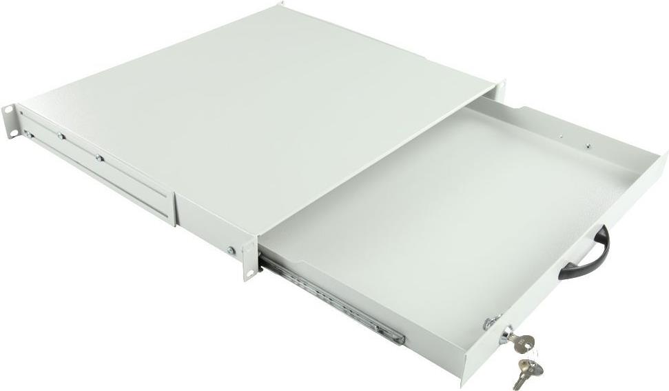 Lanview 1U 19 KEYBOARD, GENERAL USE, LOCKABLE DRAWER MODULE (RAD100WH) von Lanview