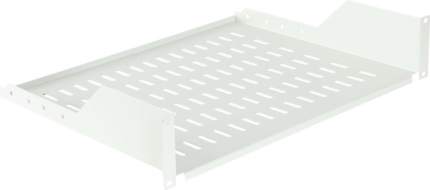 Lanview 2U 19 D=350mm RACK MOUNT SHELF WHITE - Rackbefestigung - 2 HE (RAS210WH) von Lanview