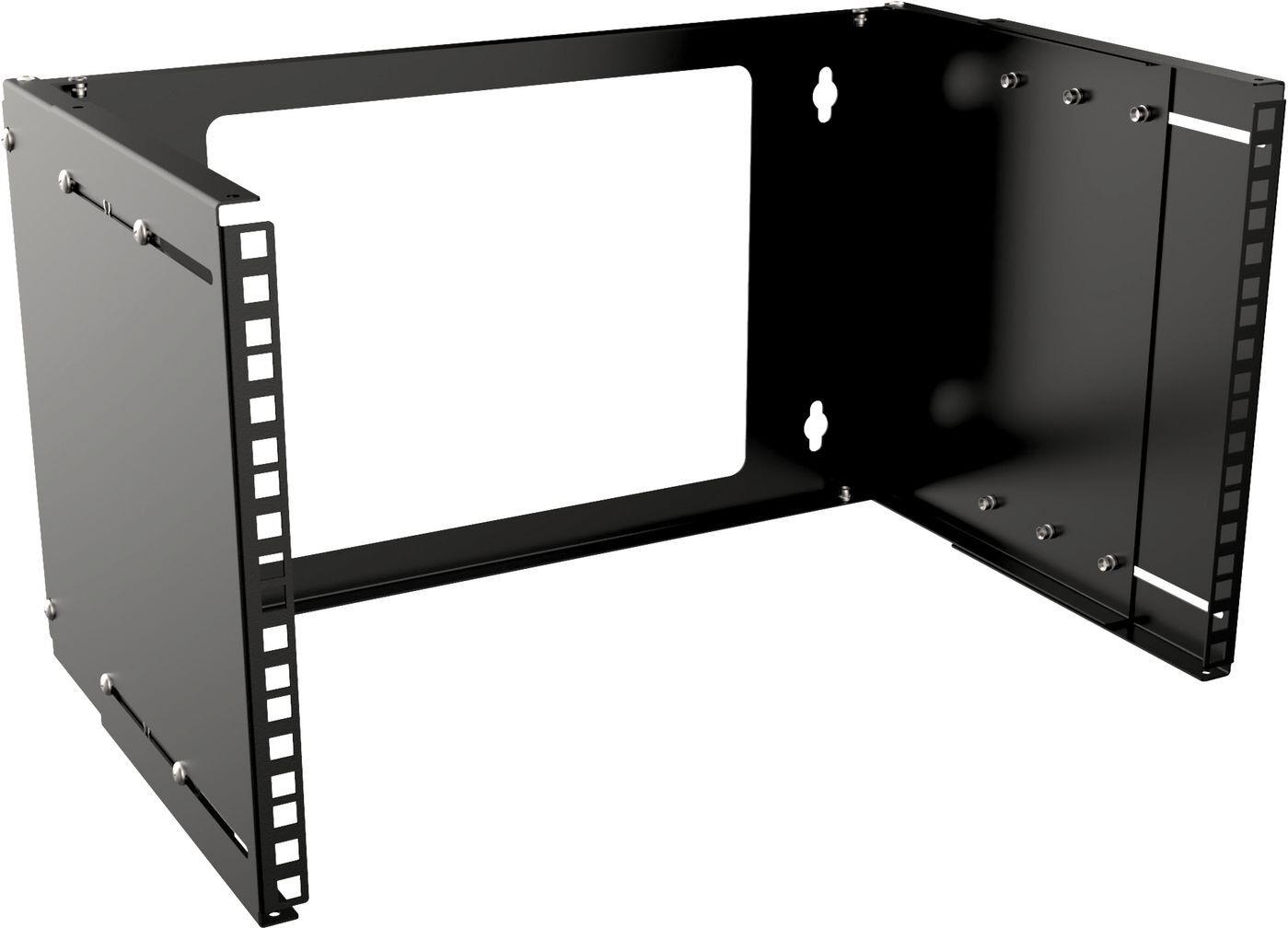 Lanview 6U ADJUSTABLE DEPTH BRACKET 19 - BLACK (RAR210BL) von Lanview