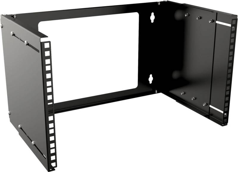 Lanview 6U ADJUSTABLE DEPTH BRACKET 19 - BLACK (RAR210BL) von Lanview