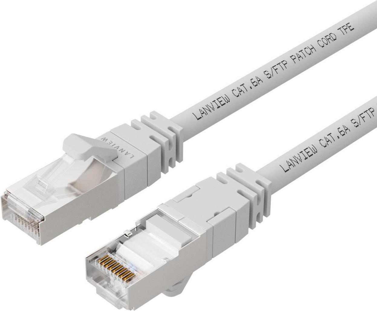 Lanview LV-SFTP6A30W Netzwerkkabel Weiß 30 m S/FTP (S-STP) (LV-SFTP6A30W) von Lanview