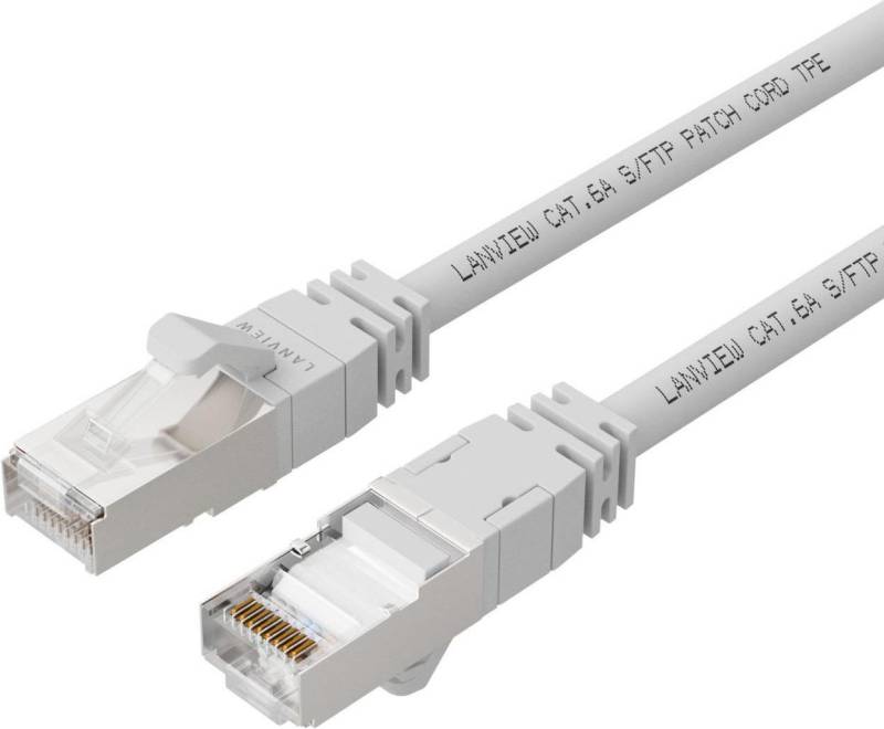 Lanview LV-SFTP6A30W Netzwerkkabel Weiß 30 m S/FTP (S-STP) (LV-SFTP6A30W) von Lanview