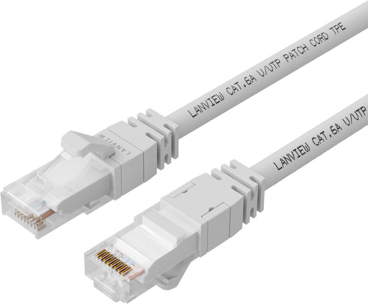 Lanview LV-UTP6A30W Netzwerkkabel Weiß 30 m Cat6a S/FTP (S-STP) (LV-UTP6A30W) von Lanview