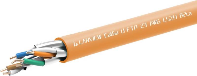 Lanview LVN122153 Netzwerkkabel Orange 305 m Cat6a (LVN122153) von Lanview