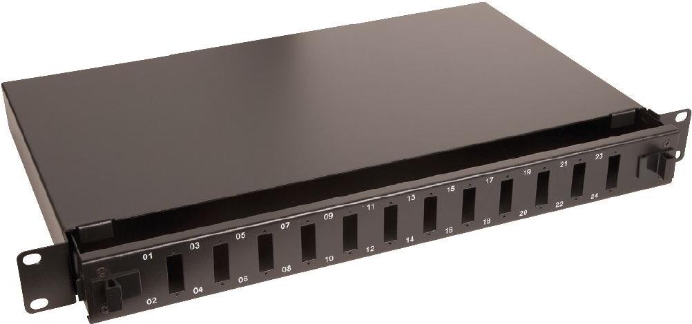 Lanview LVO231551. Stecker: SC/LC, Optischer Kabelverbinder: LC. Produktfarbe: Schwarz, Material: Stahl, Montage: Rackeinbau. Gewicht: 3,29 kg. Paketgewicht: 3,7 kg (LVO231551) von Lanview