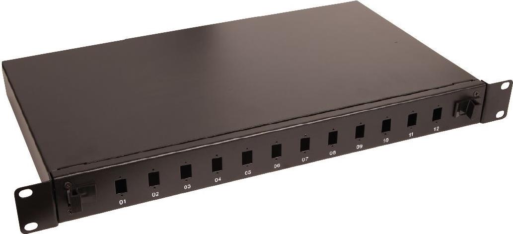Lanview LVO231553. Stecker: SC/LC, Optischer Kabelverbinder: LC. Produktfarbe: Schwarz, Material: Stahl, Montage: Rackeinbau. Gewicht: 3,29 kg. Paketgewicht: 3,7 kg (LVO231553) von Lanview