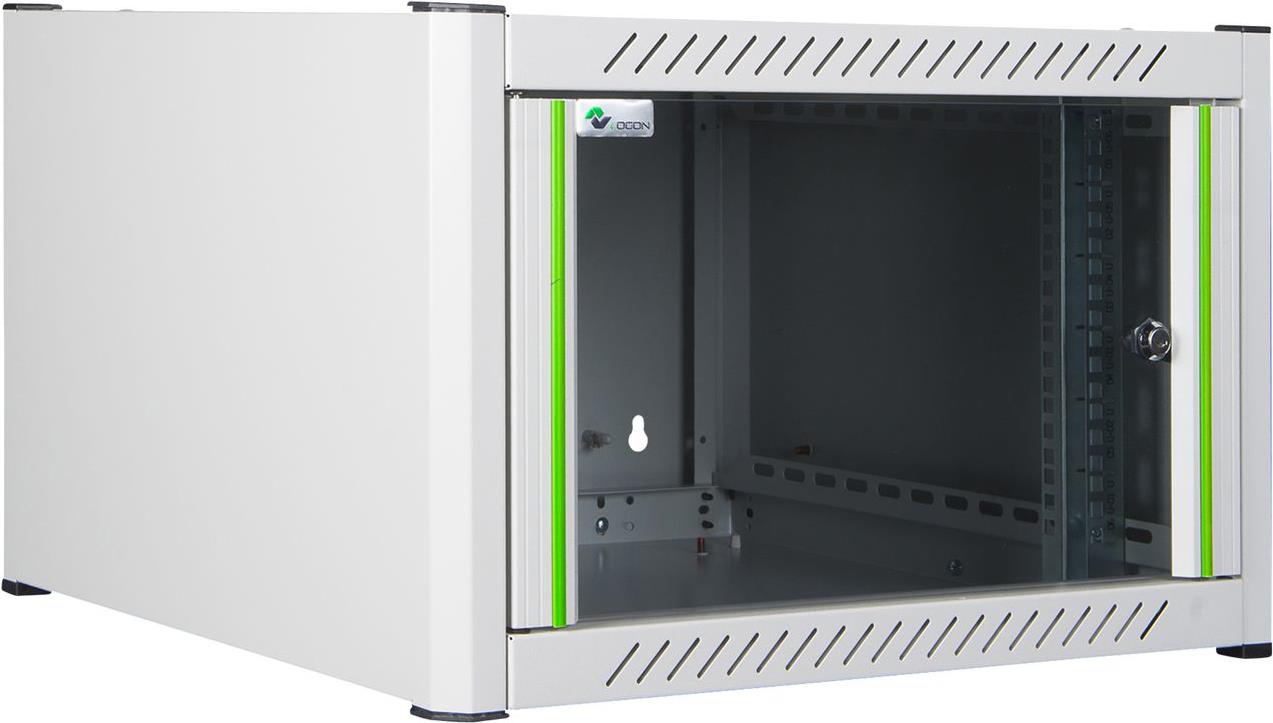 Lanview RWM06U56WH Rack 6U Wandmontiertes Regal Weiß (RWM06U56WH) von Lanview