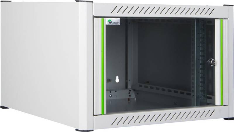 Lanview RWM06U56WH Rack 6U Wandmontiertes Regal Weiß (RWM06U56WH) von Lanview