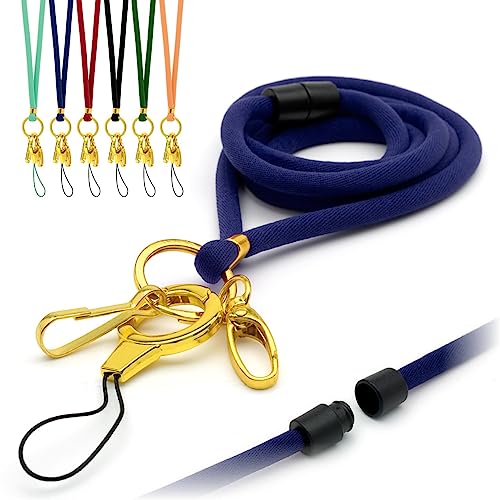 Navy Blau Schlüsselband Lanyard mit Metalldrehhaken Ausweiskartenhalter Schlüsselanhänger 5mm Band Sicherheitsverschluss Vergoldet metall-klipp Von LanyardsTomorrow Packung mit 50 Stk Navy Blau Schlüsselband Lanyard mit Metalldrehhaken Ausweiskartenhalter Schlüsselanhänger 5mm Band Sicherheitsverschluss Vergoldet metall-klipp Von LanyardsTomorrow Packung mit 50 Stk von Lanyards Tomorrow.co.uk