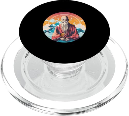 Lao Tzu 80er Jahre Retro PopSockets PopGrip für MagSafe Lao Tzu 80er Jahre Retro PopSockets PopGrip für MagSafe von Lao Tzu Art Style Designs For Philosophy