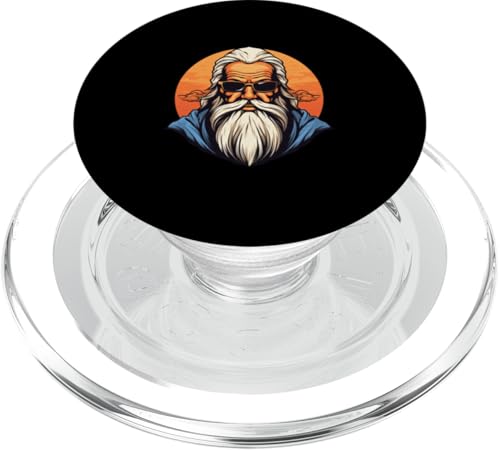 Lao Tzu 80er Jahre Retro PopSockets PopGrip für MagSafe von Lao Tzu Art Style Designs For Philosophy