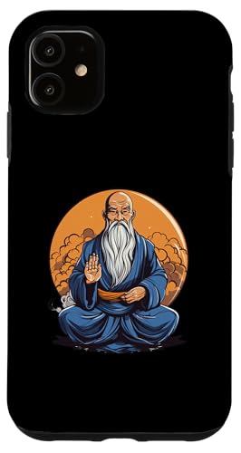 Lao-Tzu-Comic Hülle für iPhone 11 Lao-Tzu-Comic Hülle für iPhone 11 von Lao Tzu Art Style Designs For Philosophy