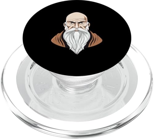 Lao-Tzu-Comic PopSockets PopGrip für MagSafe Lao-Tzu-Comic PopSockets PopGrip für MagSafe von Lao Tzu Art Style Designs For Philosophy