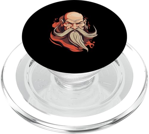 Lao-Tzu-Comic PopSockets PopGrip für MagSafe Lao-Tzu-Comic PopSockets PopGrip für MagSafe von Lao Tzu Art Style Designs For Philosophy