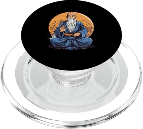 Lao-Tzu-Comic PopSockets PopGrip für MagSafe Lao-Tzu-Comic PopSockets PopGrip für MagSafe von Lao Tzu Art Style Designs For Philosophy
