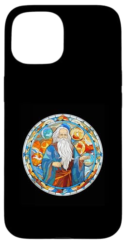 Lao Tzu Glasmalerei Hülle für iPhone 15 Lao Tzu Glasmalerei Hülle für iPhone 15 von Lao Tzu Art Style Designs For Philosophy