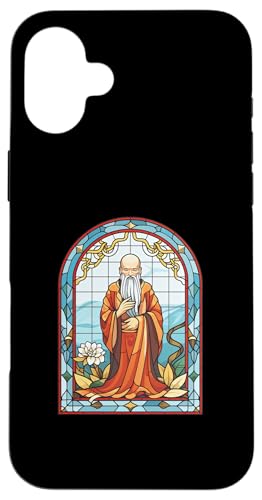 Lao Tzu Glasmalerei Hülle für iPhone 16 Plus Lao Tzu Glasmalerei Hülle für iPhone 16 Plus von Lao Tzu Art Style Designs For Philosophy