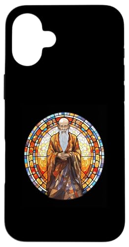 Lao Tzu Glasmalerei Hülle für iPhone 16 Plus Lao Tzu Glasmalerei Hülle für iPhone 16 Plus von Lao Tzu Art Style Designs For Philosophy